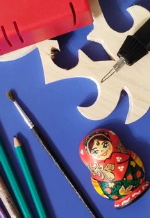 Постер Куклы-деревяшки. Мастер-класс в Хабаровске