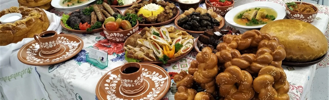 Постер Кухня народов России. Познавательно-игровая программа в Хабаровске