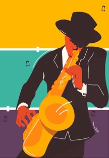 Постер XX Большой Фестиваль Саксофона в Чебоксарах