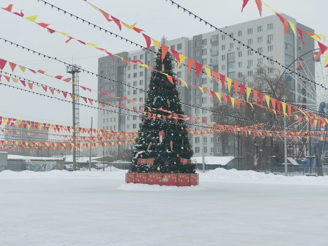 Постер Каток в Городском саду им. А.С. Пушкина