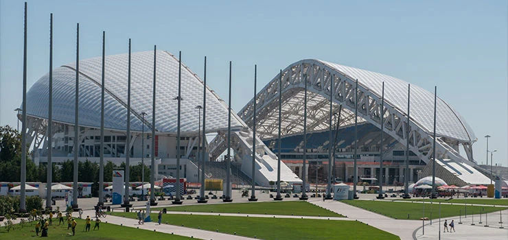 Постер Олимпийский стадион «Фишт» (Сочи)