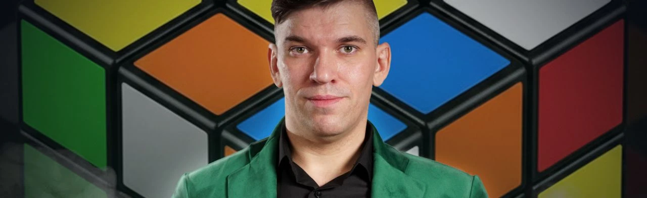 Постер Волшебное шоу для взрослых "Фокус в кубе" в Кемерове