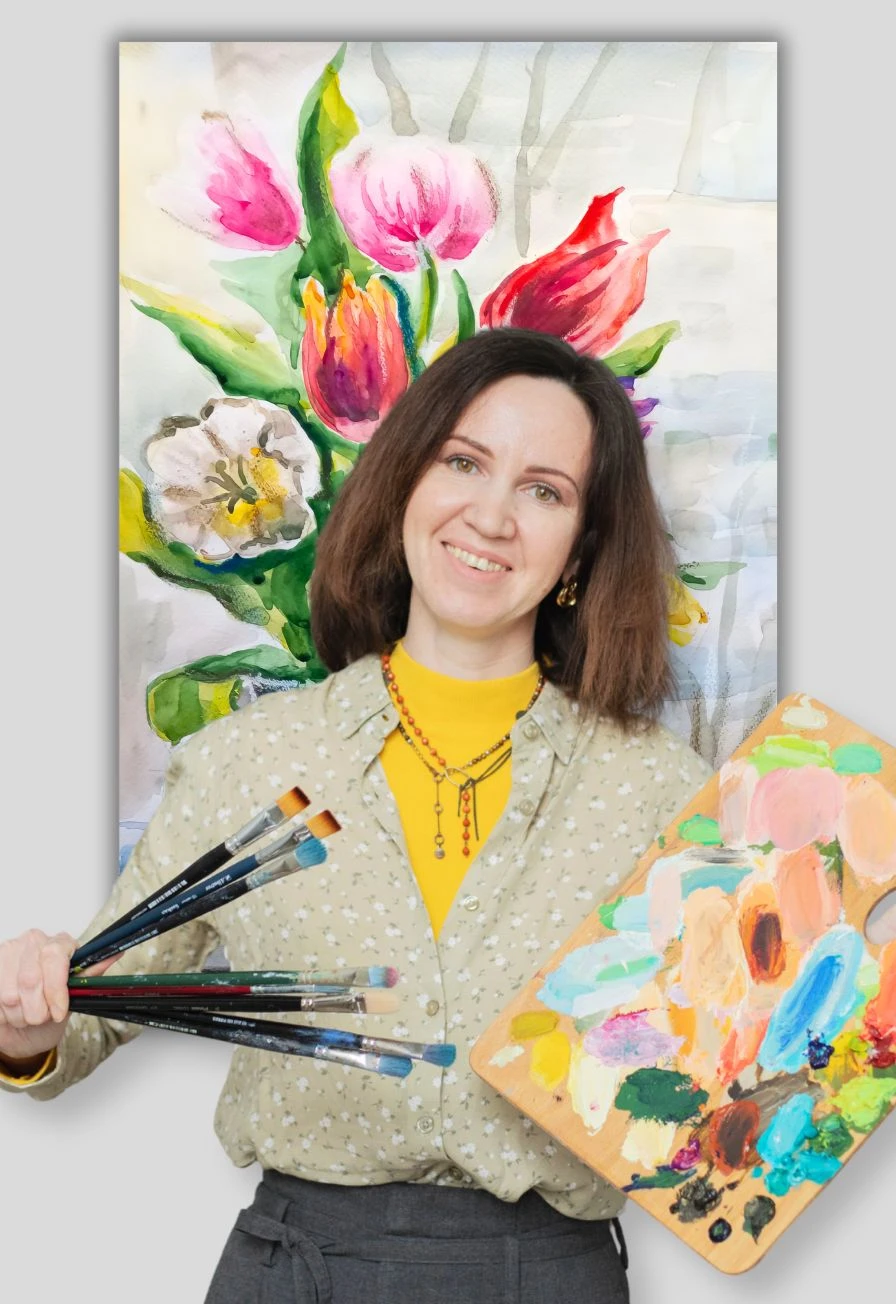 Постер Мастер-класс по акварели Марины Савчук в Кемерове