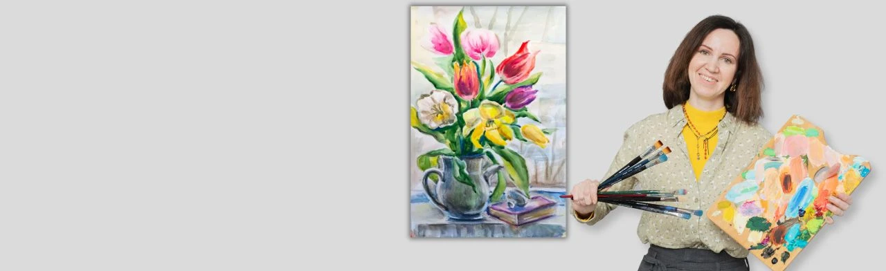 Постер Мастер-класс по акварели Марины Савчук в Кемерове