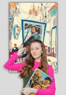 Постер Мастер-класс по графике Агаты Полуянчик в Кемерове