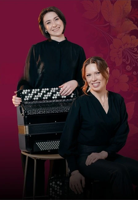 Постер Двойное оБАЯНие. Анастасия Чермных (баян), Надежда Помелова (баян) в Кирове