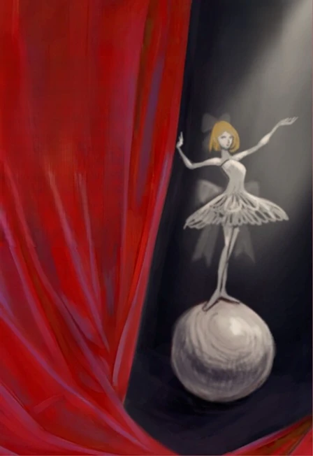 Постер Девочка на шаре в Кирове