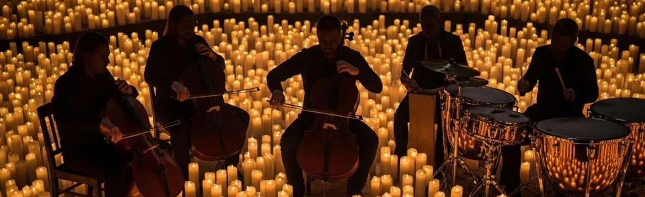 Постер Оркестр Бекстейдж: Симфония Раммштайн при 10000 свечей в Кургане