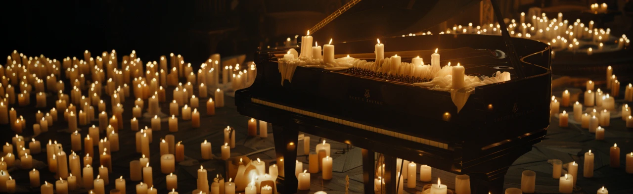 Постер Солисты Оркестра Cagmo: Людовико Эйнауди при свечах