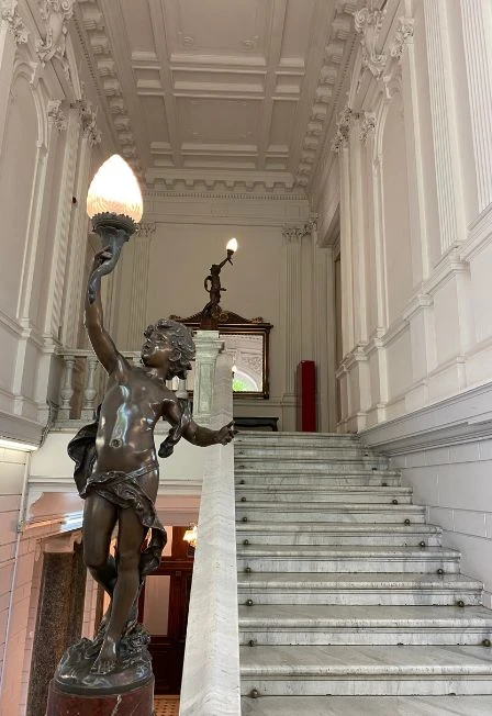 Постер Элегантный особняк на Знаменке: экскурсия в усадьбу А.В.Каминской - И.Е.Пономарева в Москве