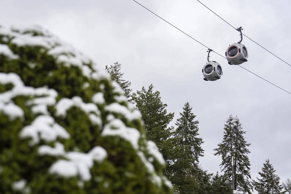 Постер Воздушный трамвай Канатная дорога ВДНХ