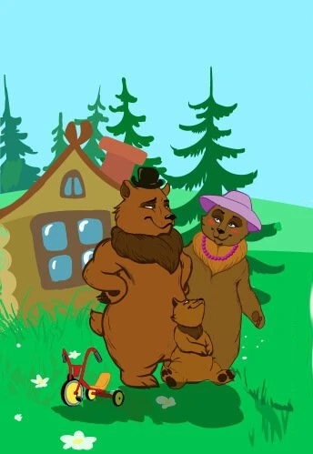 Постер Три медведя в Москве