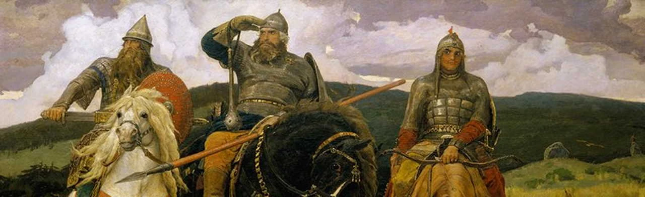 Постер «Богатыри». Русские былины с песочной анимацией в Москве