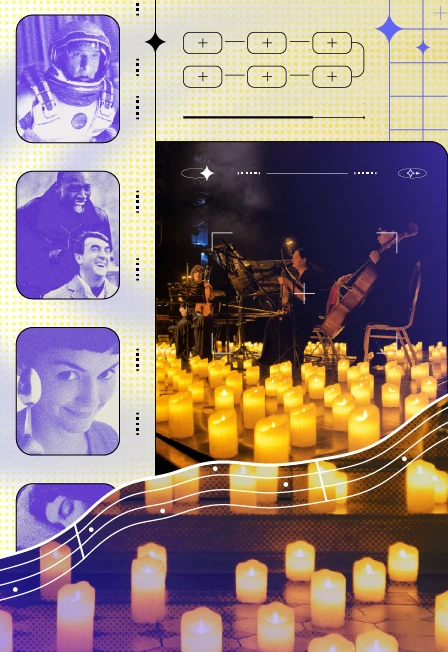 Постер Шедевры Мировой Киномузыки при Свечах в Москве