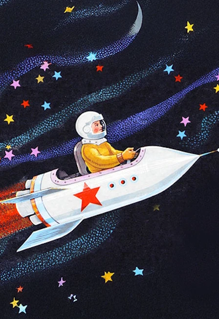 Постер День космонавтики в «Et Cetera» в Москве