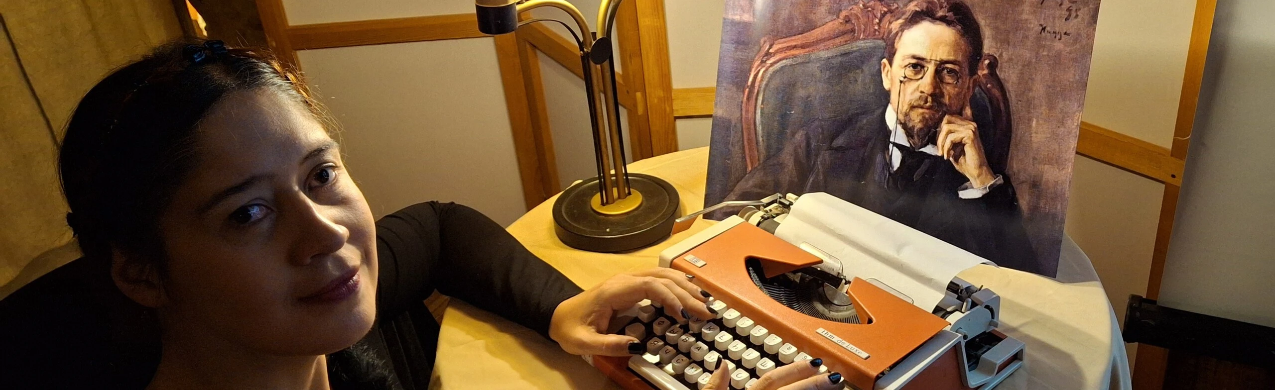 Постер Александра Ирбе. «Чехов. Об интеллигенте с чудинкой»