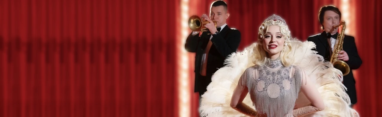 Постер Бурлеск-шоу Ляли Бежецкой «Ночь в кабаре»