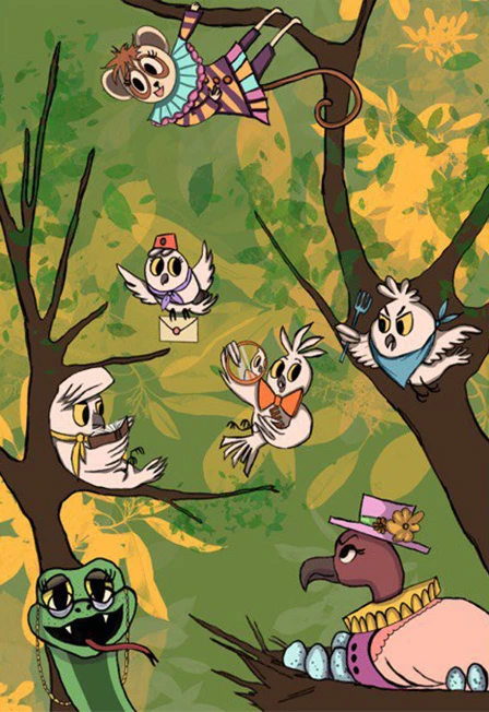 Постер Попугайская история в Москве