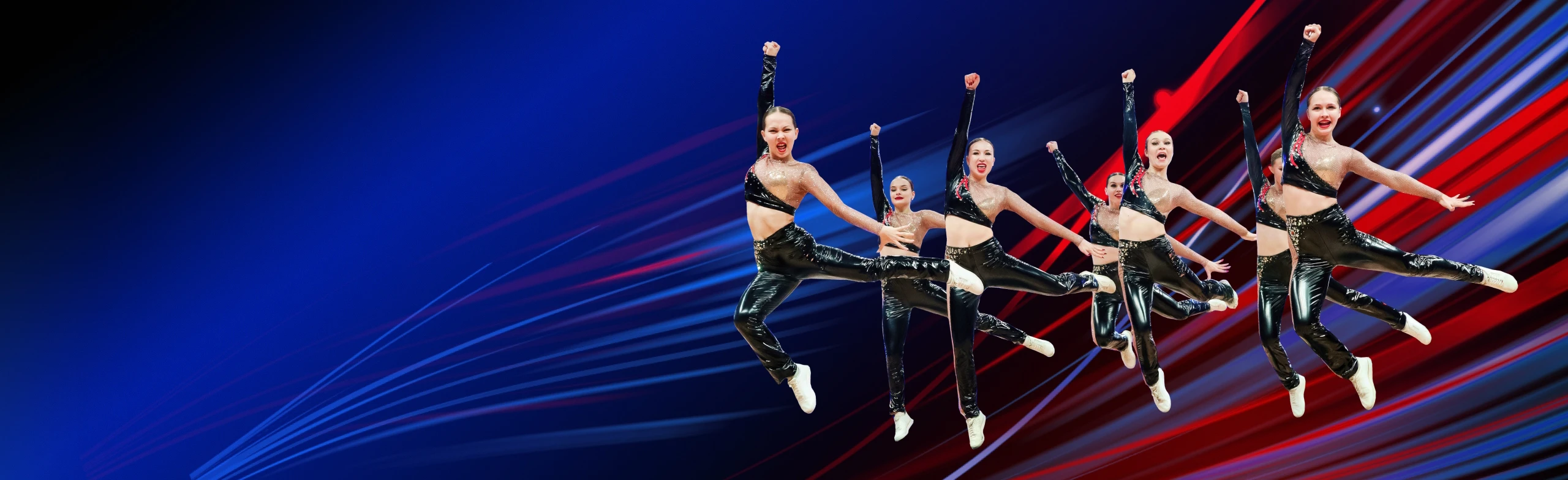 Постер Чемпионат и Первенство России по фитнес-аэробике: Аэробика, Степ-аэробика, Аэробика 5 человек в Москве