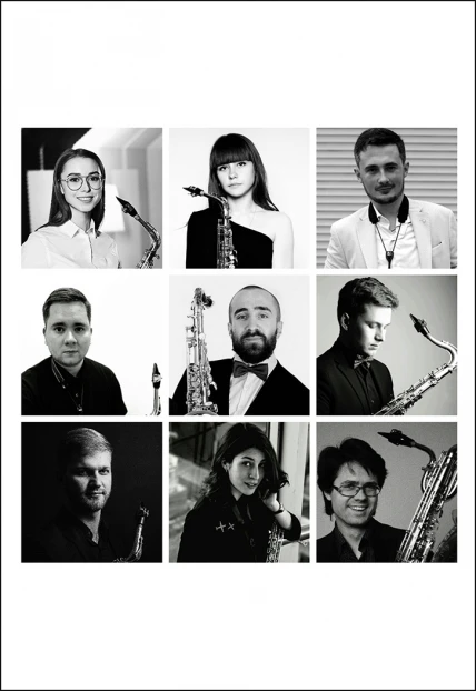 Постер Ансамбль девяти саксофонов «Novo» в Москве