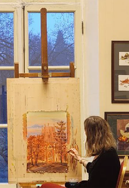 Постер Пробный урок по акварельной живописи в Москве