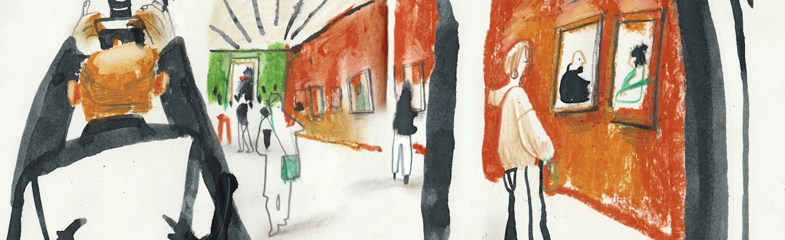 Постер Мастер-класс «Скетчинг в музее» в Москве