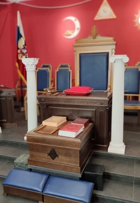 Постер Лекция в Великой масонской Ложе России в Москве