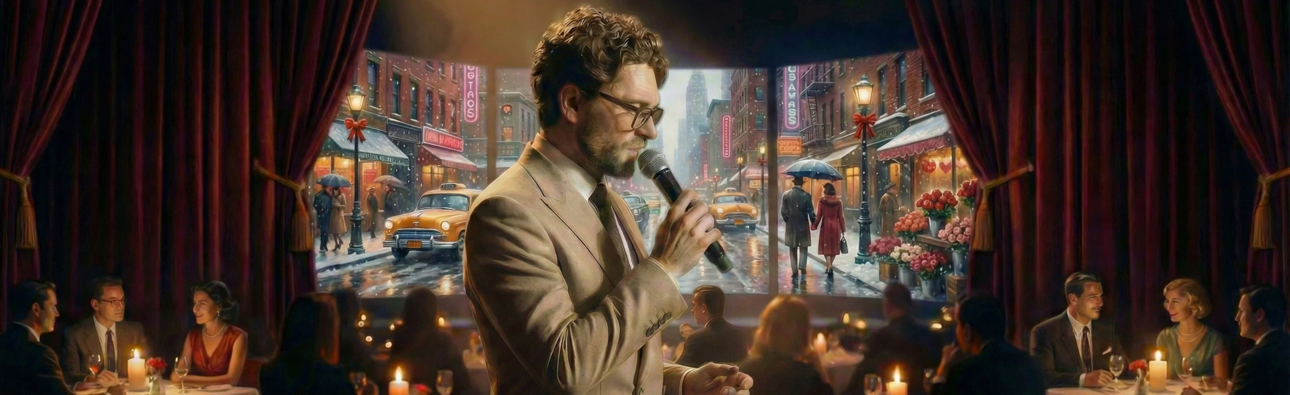 Постер Романтический нью-йоркский джаз 60-х