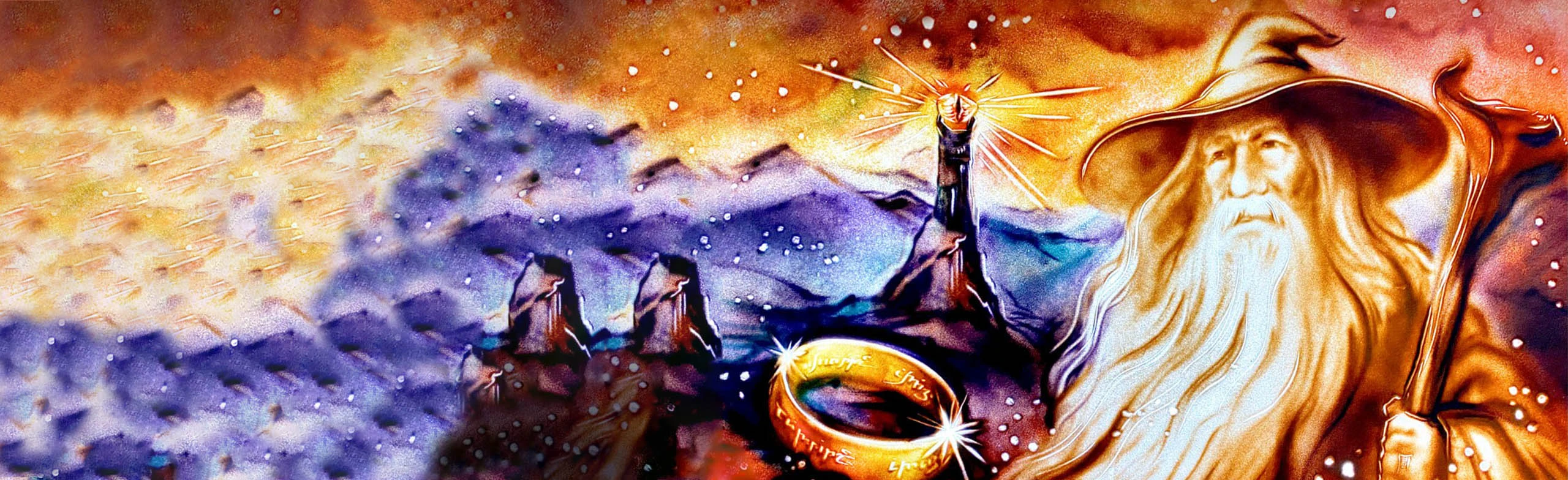 Постер Песочное шоу Лилии Чистиной «Миры Дж. Р.Р. Толкина» в Москве