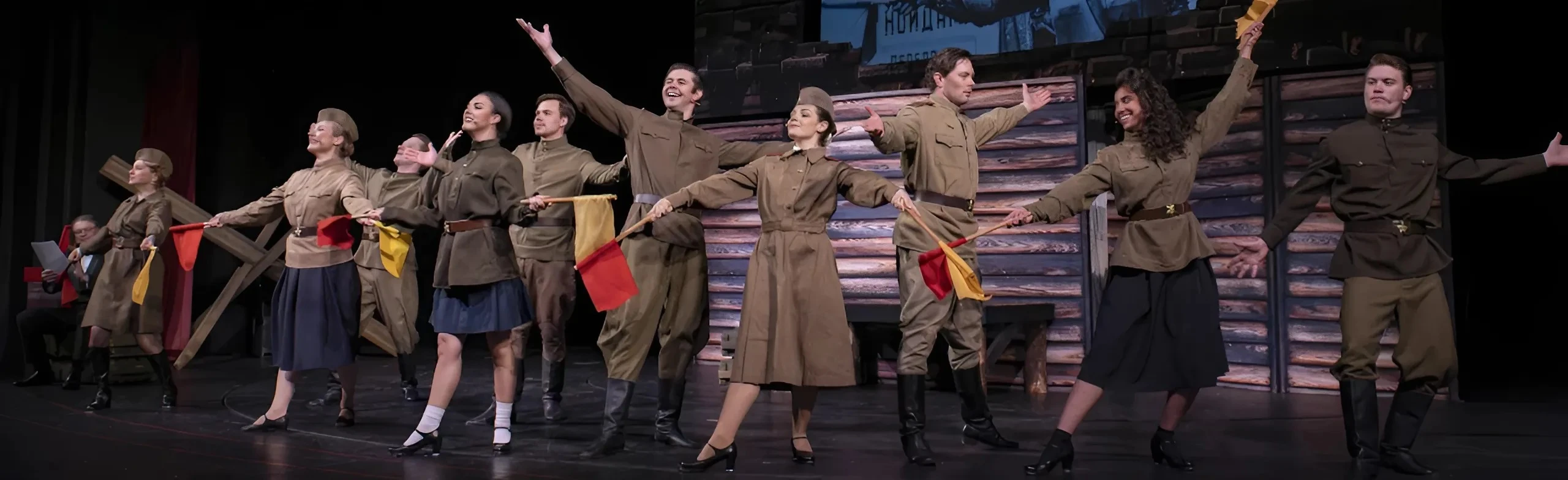 Постер Театр Сатиры - фронту в Москве