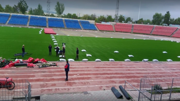 Постер Центральный стадион Душанбе