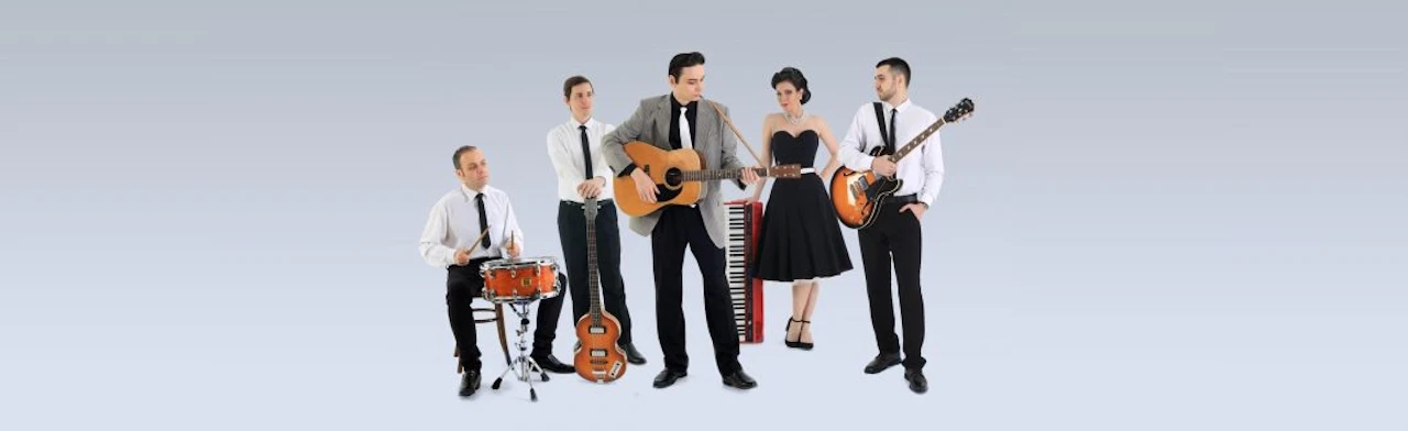 Постер Трибьют-бэнд. Elvis on tour