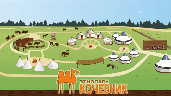 Постер Этнопарк «Кочевник» (г. Хотьково)