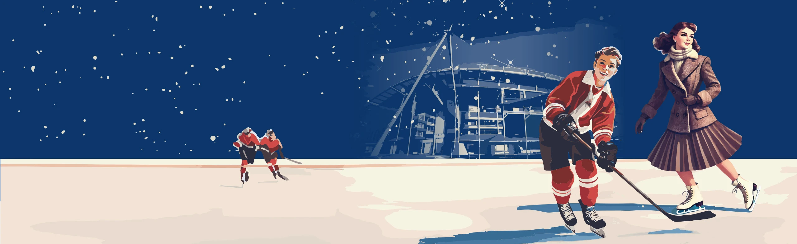 Постер Открытый каток «Локо лёд»