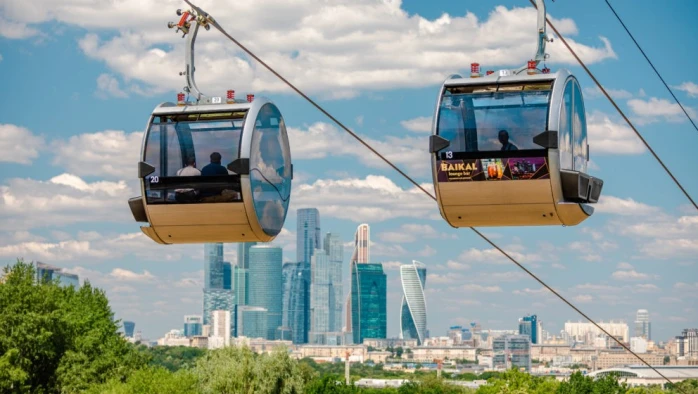 Постер Московская канатная дорога