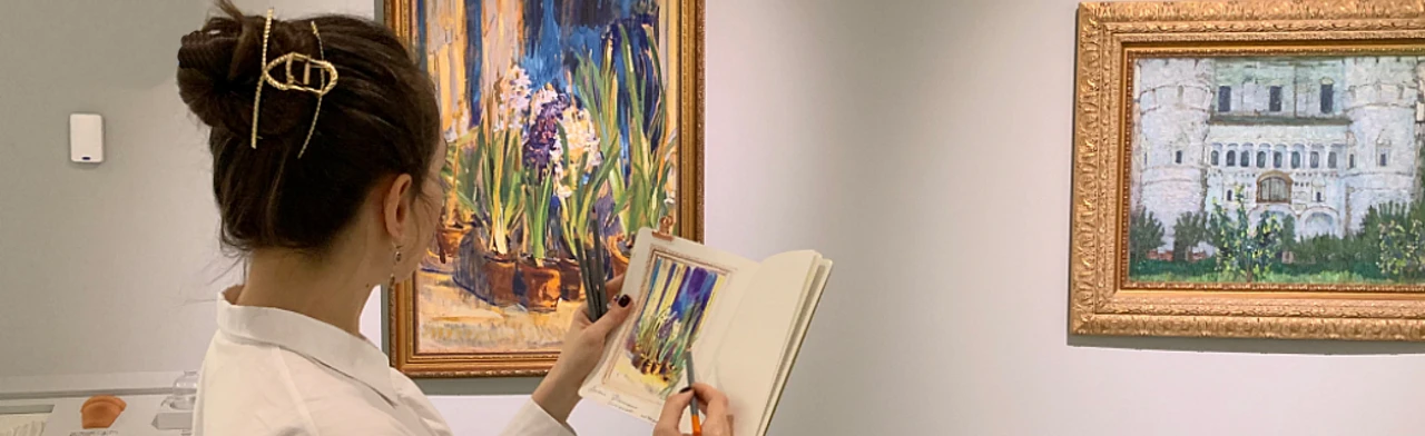 Постер Мастер-класс по графике «Скетчинг. Наброски в экспозиции» в Москве