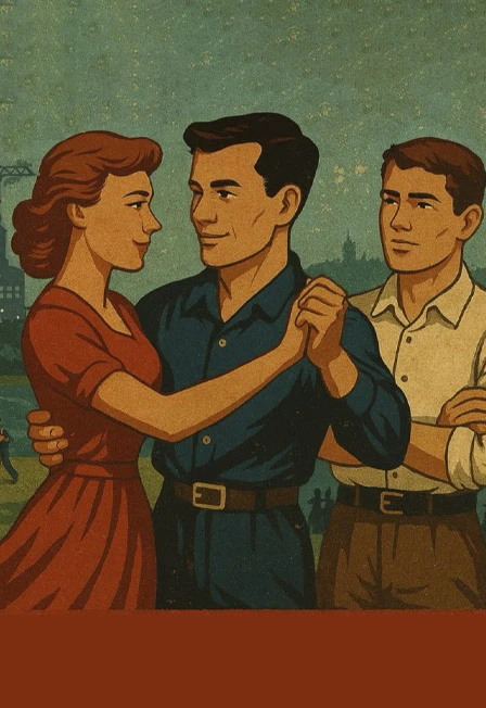 Постер Драматический спектакль «Валя, Виктор и Сергей» в Москве