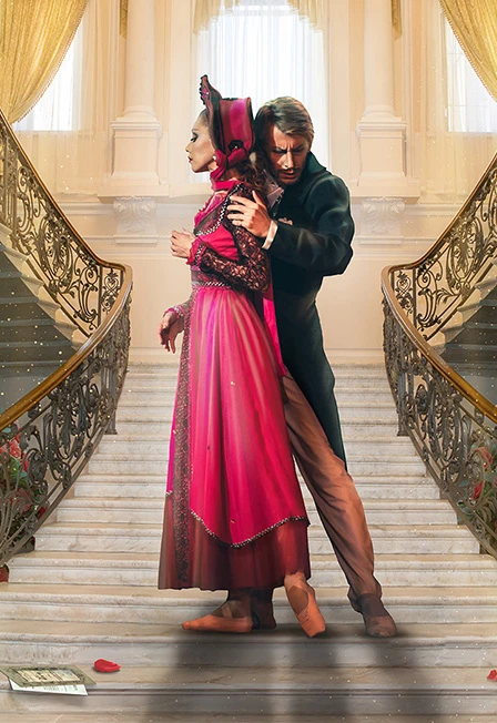 Постер Дама с камелиями. ГАТКБ п/р Н.Касаткиной и В.Василёва в Москве