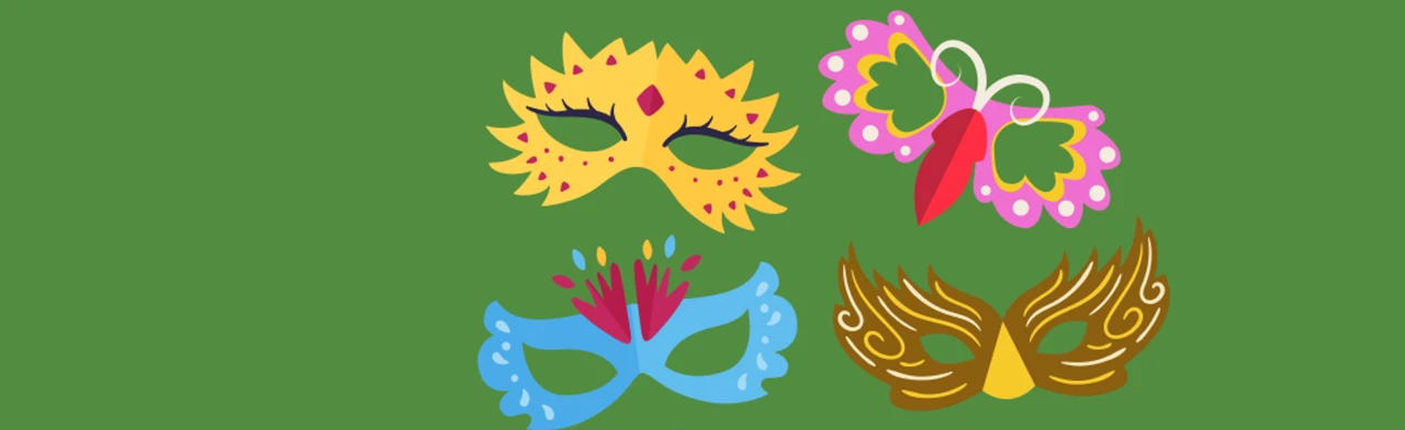 Постер «Тайный кружок. Маски». Творческий курс для детей от 5 до 7 лет в Москве