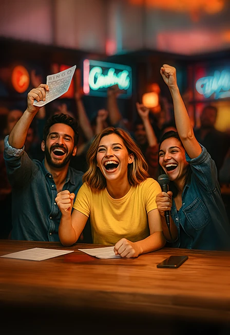 Постер Музыкальное лото в Москве со стендап комиком в Москве