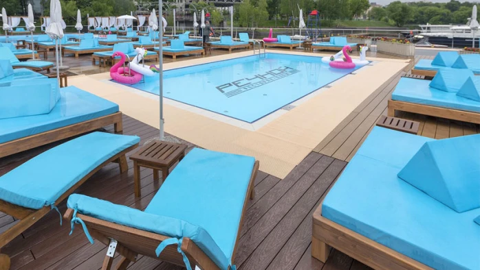 Постер Пляж-ресторан «Речной»