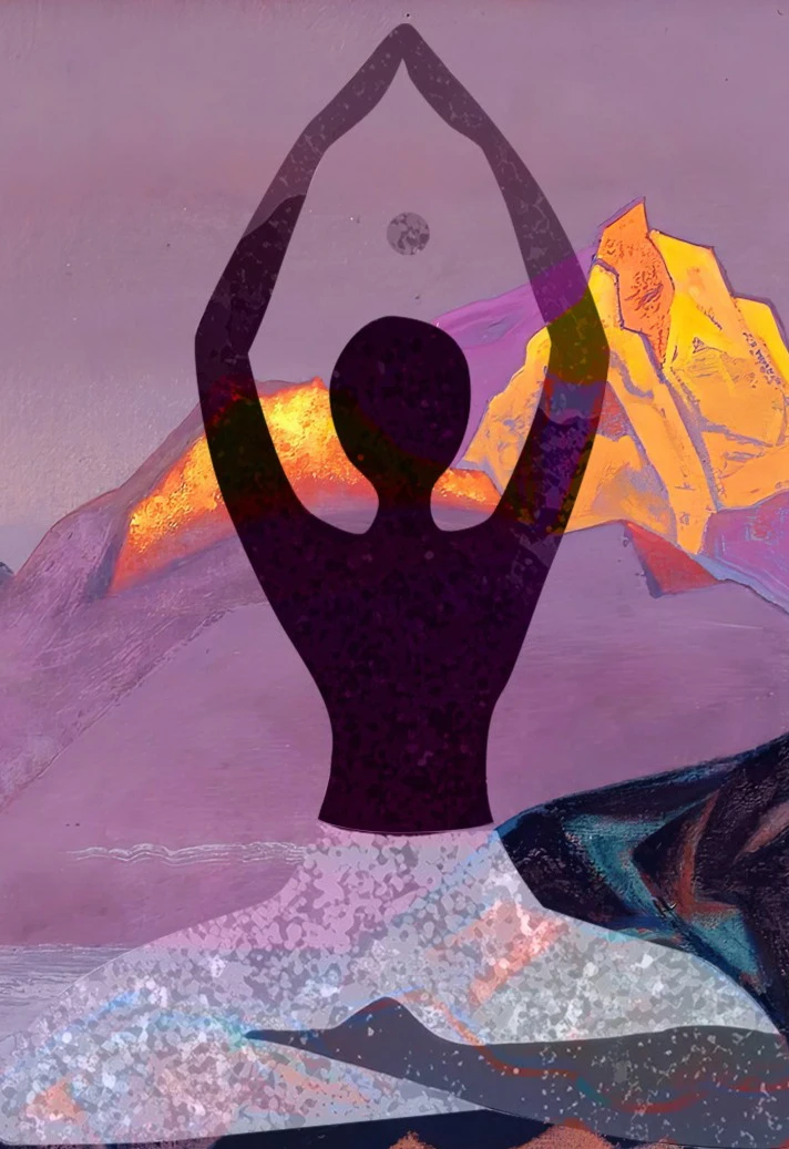 Постер Йога в живых полотнах Рериха. «Путь в Шамбалу» в Москве