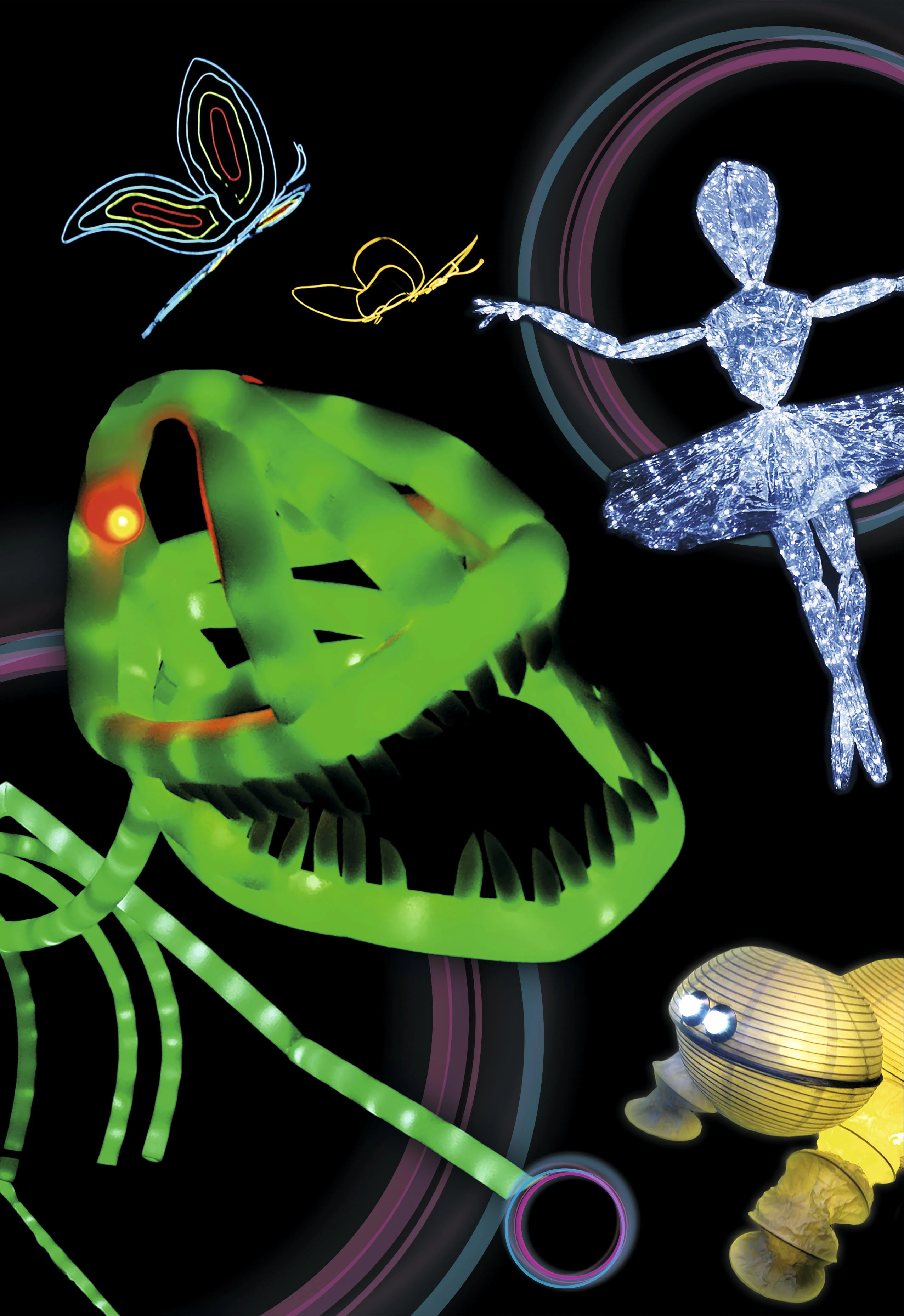 Постер Представление световых кукол. Театр Николая  Зыкова в Москве