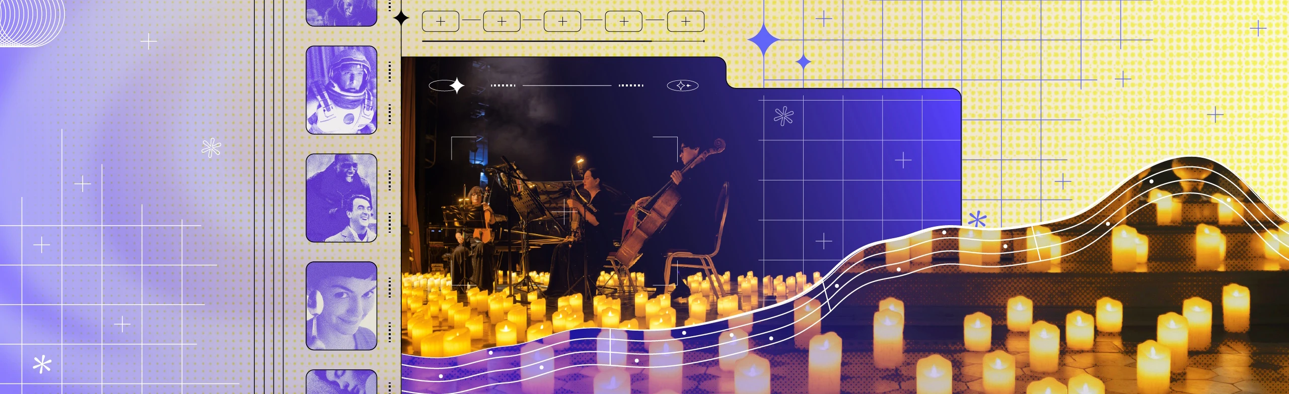 Постер Шедевры Мировой Киномузыки при Свечах в Москве