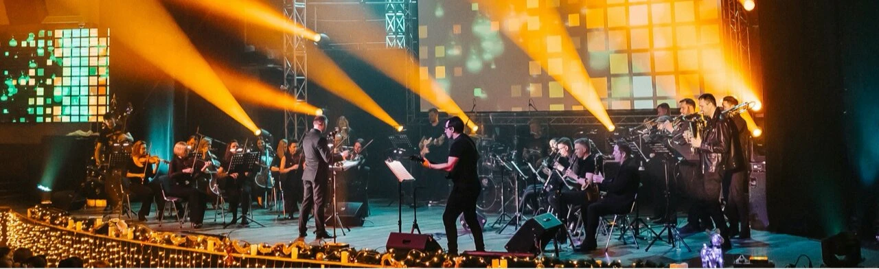 Постер Мировые рок-хиты с симфоническим оркестром