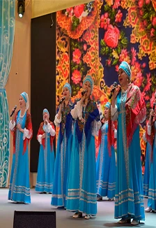 Постер Родимый край наш песенный. Концерт народного театра русской песни в Набережных Челнах