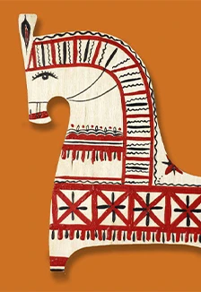 Постер Мезенская роспись игрушки. Мастер-класс в Оренбурге