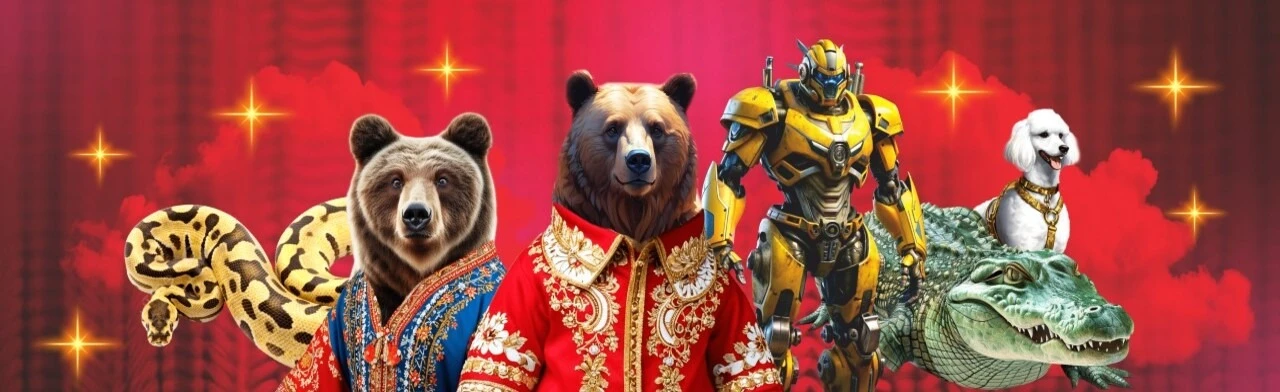 Постер Русские Мишки. Цирк в Оренбурге