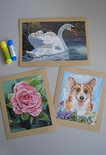 Постер Картины из бумаги: Мастер-класс в Оренбурге