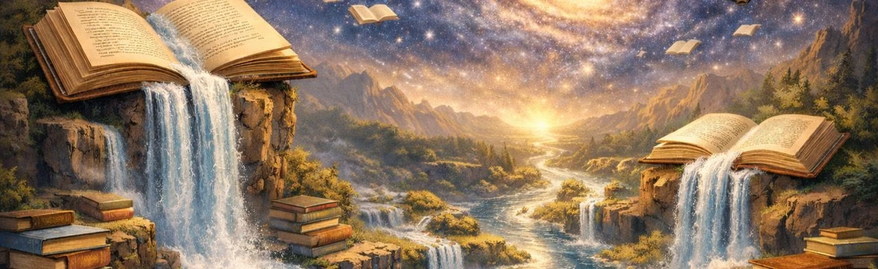 Постер Книги - реки, наполняющие вселенную мудростью в Орске